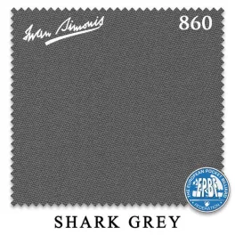   Kulečníkové plátno Simonis 860 Shark Grey, 198 cm široké