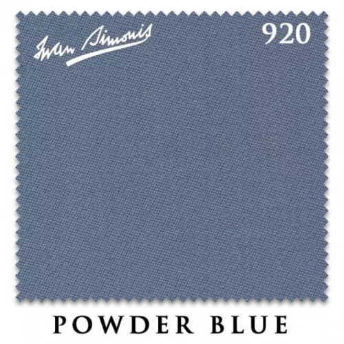 Pool biliardové plátno Simonis 920, Powder Blue 195 cm