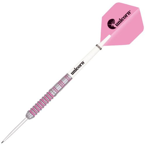 Šipky steel Unicorn Autograph Pink Ring 22g, 80% wolfram