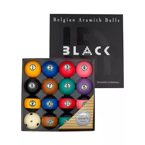 Kulečníkové koule Aramith Tournament "Duramith" Pro Cup TV Black 57,2mm