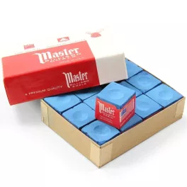 Kulečníková křída Master Sky Blue,12 ks