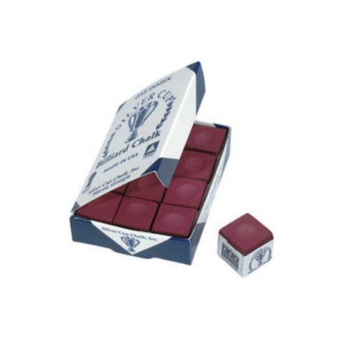 Kulečníková křída Silver Cup 1 ks, burgundy