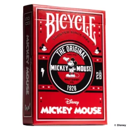 Hrací karty Bicycle Disney Classic Mickey Mouse, červené