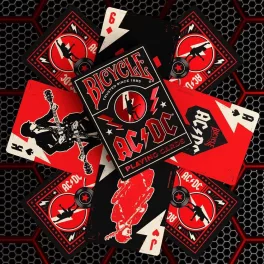 Pokerové hrací karty AC/DC, papírové potažené plastem