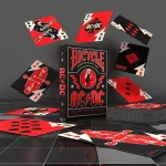 Pokerové hrací karty AC/DC, papírové potažené plastem