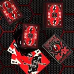 Pokerové hrací karty AC/DC, papírové potažené plastem