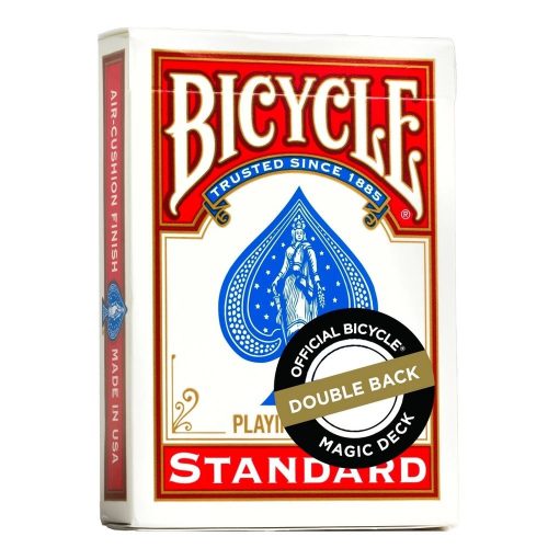 Kouzelnické karty Bicycle Double Back červená/červená