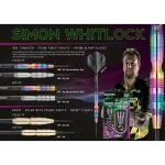 Šipky Winmau steel SIMON WHITLOCK 24g, 90% wolfram