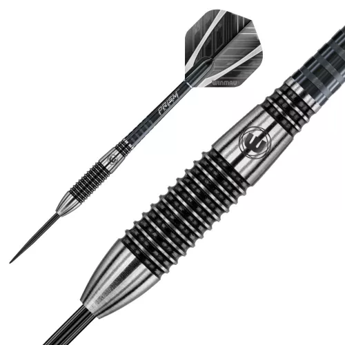 Sada steel šipek Winmau Blackout 24g, 90% wolfram