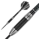 Sada steel šipek Winmau Blackout 24g, 90% wolfram