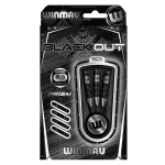 Sada steel šipek Winmau Blackout 24g, 90% wolfram