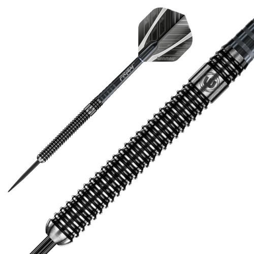 Šipky steel Winmau BLACK OUT 26g, 90% wolfram