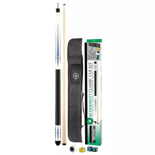 Kulečníková sada McDermott Classic Cue Kit 5, dvoudílné tágo + pouzdro