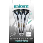 Šipky steel Unicorn Maestro Jeffrey de Zwaan P3 25g, 90% wolfram