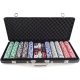 Poker sada CARTAMUNDI Grimaud 500ks, černý kufřík