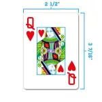 Karty na poker 100% plast COPAG 1546 Jumbo index modro-červený duo pack
