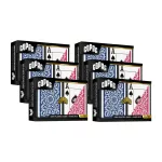 Karty na poker 100% plast COPAG 1546 Jumbo index modro-červený duo pack
