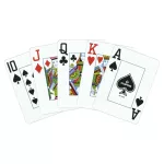 Karty na poker 100% plast, COPAG 1546, Jumbo index, fialovo-šedý duo pack