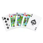 Karty na poker 100% plast COPAG 1546 Regular index černo-zlatý duo pack
