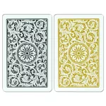 Pokerové karty COPAG 1546 Kanasta, 100% plast, černo-zlatý dvojitý balíček
