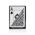 Hrací karty Copag Elite Poker Jumbo Big index 100% plastové, černé