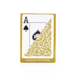 Hrací karty Copag Elite Poker Jumbo Big index 100% plastové, zlaté