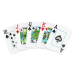Pokerové karty COPAG 1546 Neoteric, Jumbo index, 100% plast, zeleno-červený dvojitý balíček
