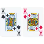Karty na poker 100% plast, WSOP, index Jumbo, červeno-černý duo pack