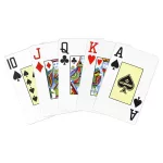 Hrací karty Copag Texas Hold'em poker černé GOLD Range 100% plast s Dealer žetonem