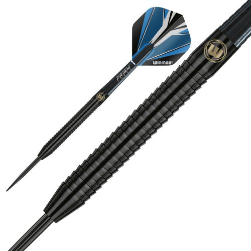Šipky Winmau steel Sabotage Black 24g, 90% wolfram