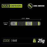 Šipky Winmau steel MvG Aspire 25g, 80% wolfram