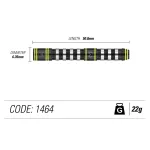 Šipky Winmau steel Michael van Gerwen Assault 22g, 90% wolfram