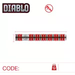 Šipky Winmau steel Diablo 22g, 90% wolfram