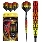 Sada steel šipek Winmau Firestorm Flame Tapered 21g, 90% wolfram