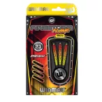 Sada steel šipek Winmau Firestorm Flame Tapered 23g, 90% wolfram
