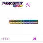 Sada steel šipek Winmau Foxfire Urban 22g, 80% wolfram