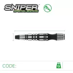 Sada steel šipek Winmau Sniper Special Edition 23g, 90% wolfram