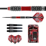 Sada steel šipek Winmau Joe Cullen Rockstar RS 1.0, 24g, 90% wolfram