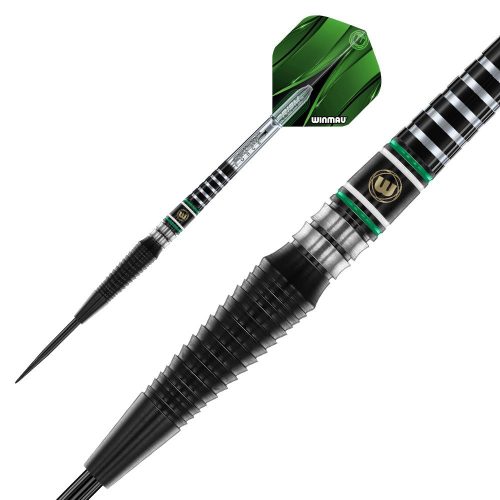 Šipky steel Winmau Sniper Black Edition 23g, 90% wolfram