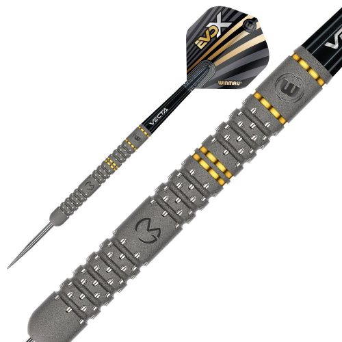 Šipky steel Winmau MvG Evo-X 24g, 90% wolfram