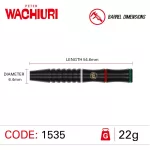 Šipky steel Winmau Peter Wachiuri 22g, 90% wolfrám