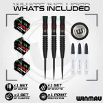 Šipky steel Winmau Peter Wachiuri 22g, 90% wolfrám