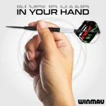 Šipky steel Winmau Peter Wachiuri 22g, 90% wolfrám