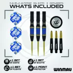 Šipky steel Winmau Rashad Sweeting 24g, 90% wolfram