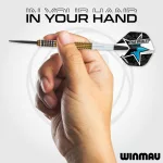 Šipky steel Winmau Ryan Branley 23g, 90% wolfram