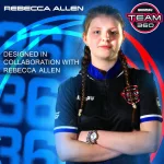 Šipky steel Winmau Rebecca Allen 24g 90% wolfram edice Team 360