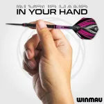 Šipky steel Winmau Rebecca Allen 24g 90% wolfram edice Team 360