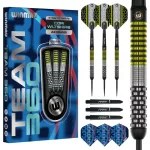 Šipky steel Winmau Cori Wiltshire 24g 90% wolfram edice Team 360