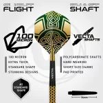 Šipky steel Winmau Brendan Dolan Signature Series 1, 23g, 90% wolfram