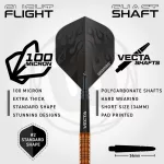 Šipky steel Winmau Ben Townley 23g 90% wolfram edice Team 360